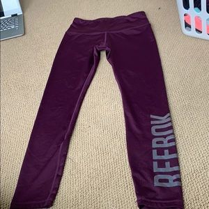 Reebok High Waisted Purple Leggings